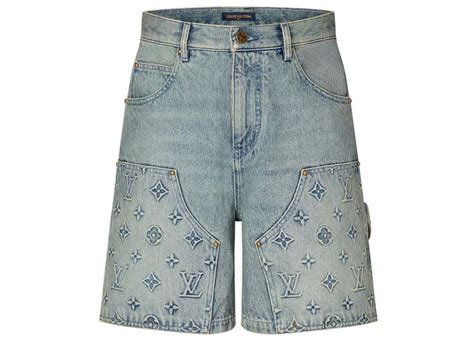 louis vuitton denim carpenter shorts|louis vuitton shorts set.